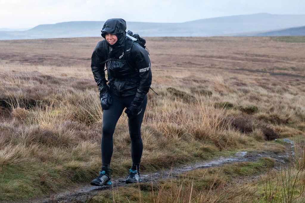 Jasmin Paris en route to victory in the 2019 winter Spine Race. Photo: Bob Smith Photography