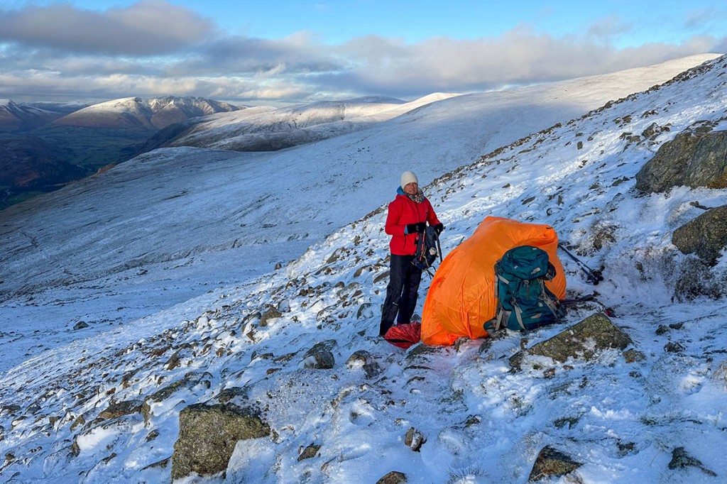 The rescue scene on the flanks of Helvellyn. Photo: Keswick MRT