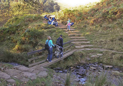 The old bridge at Golden Clough