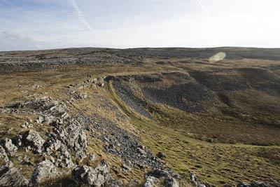 Capple Bank, with the great bowl at the head of Crummack Dale