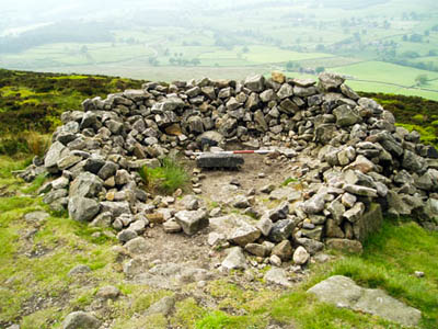 One of the Beamsley Beacon cairns that will be dismantled