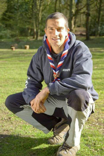 Bear Grylls: heads the biggest youth movement in the country, the Scouts