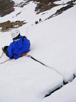 Winter mountaineering in Scotland