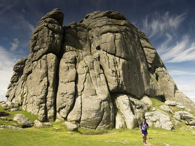 Haytor, in the East of the Dartmoor national park, near Bovey Tracey