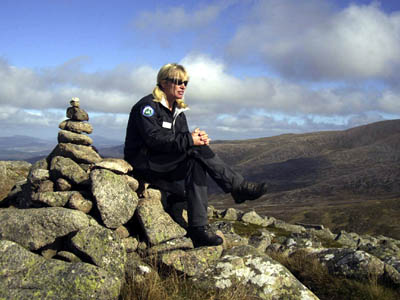 Heather Morning took up the post of mountain safety adviser