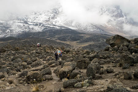 Approaching the Lava Tower. Photo: Stig Nygaard