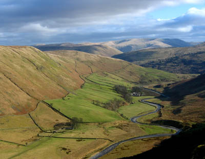 Borrowdale and the western Howgills. An eastwards extension would take in these areas. Photo: Edmund Hoare