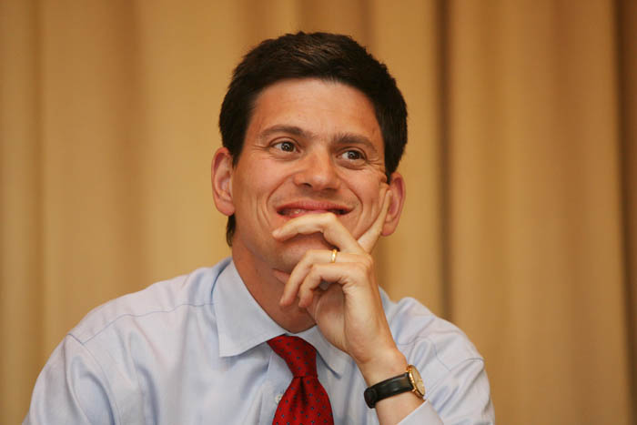 David Miliband, promoted from Environment Secretary to Foreign Secretary by Gordon Brown