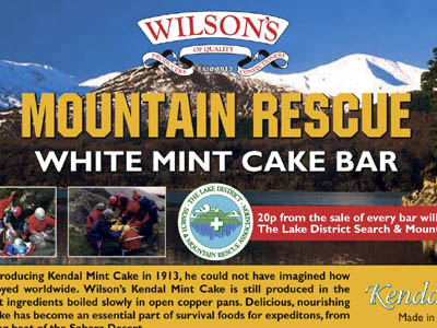 The Wilsons mountain rescue Kendal Mint Cake