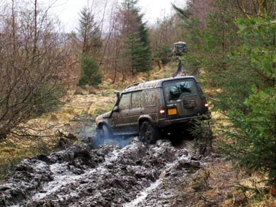 Illegal off-roading in the North York Moors national park