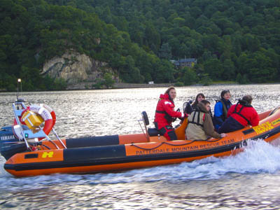 The Patterdale MRT rescue boat