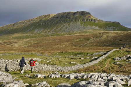 Pen-y-ghent, on the route of the Trailtrekker