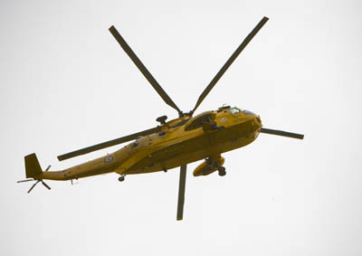 An RAF Sea King helicopter