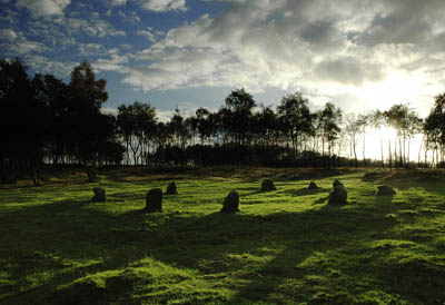 Nine Ladies stone circle. Photo © Peak District National Park Authority
