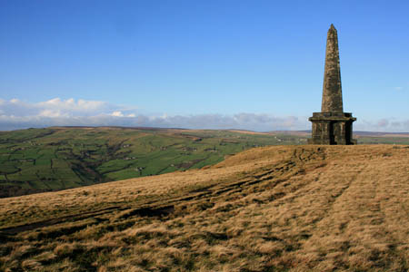 The woman in a mini skirt was last seen heading for Stoodley Pike