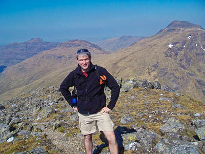 Michael Tunney, who survived a near-fatal fall on Beinn Achaladair