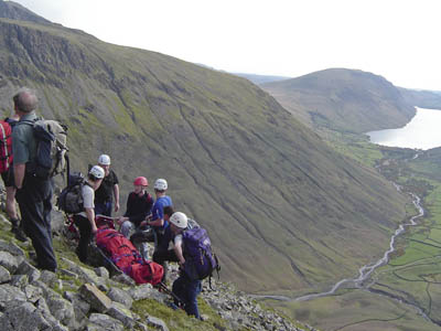 Mountain rescuers at work in the Lakes, facing more and more callouts