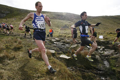 Fellrunners are probably the only people who come down Pen-y-ghent at 12km/hour