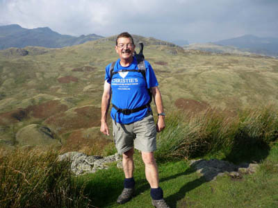 Willie Lees in the Lake District during his Coast-to-Coast walk