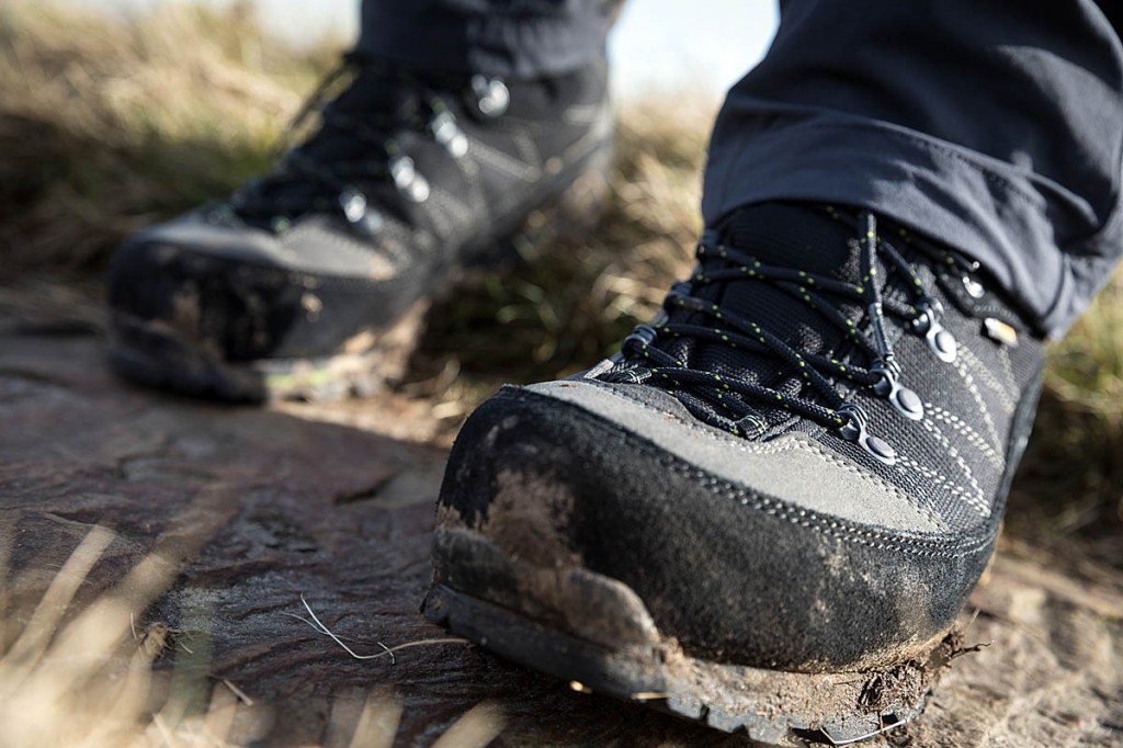 The AKU boots in action. Photo: Bob Smith/grough The AKU boots in action. Photo: Bob Smith/grough