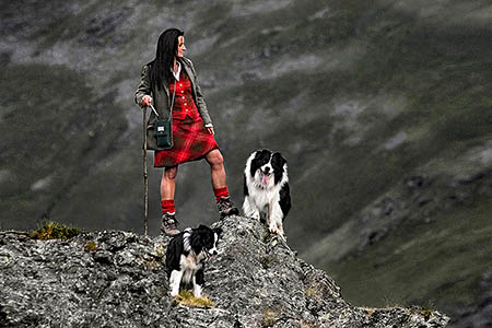 Alison O'Neill, with boots. Photo: Ian Lawson Alison O'Neill. Photo: Ian Lawson