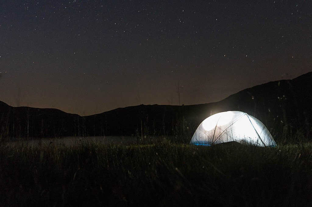 A night under the stars in the Lake District. Photo: Bob Smith/grough