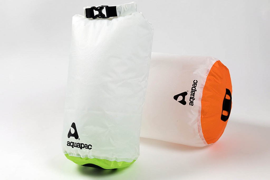 Aquapac PackDivider Lightweight Drysacks. Photo: Bob Smith/grough