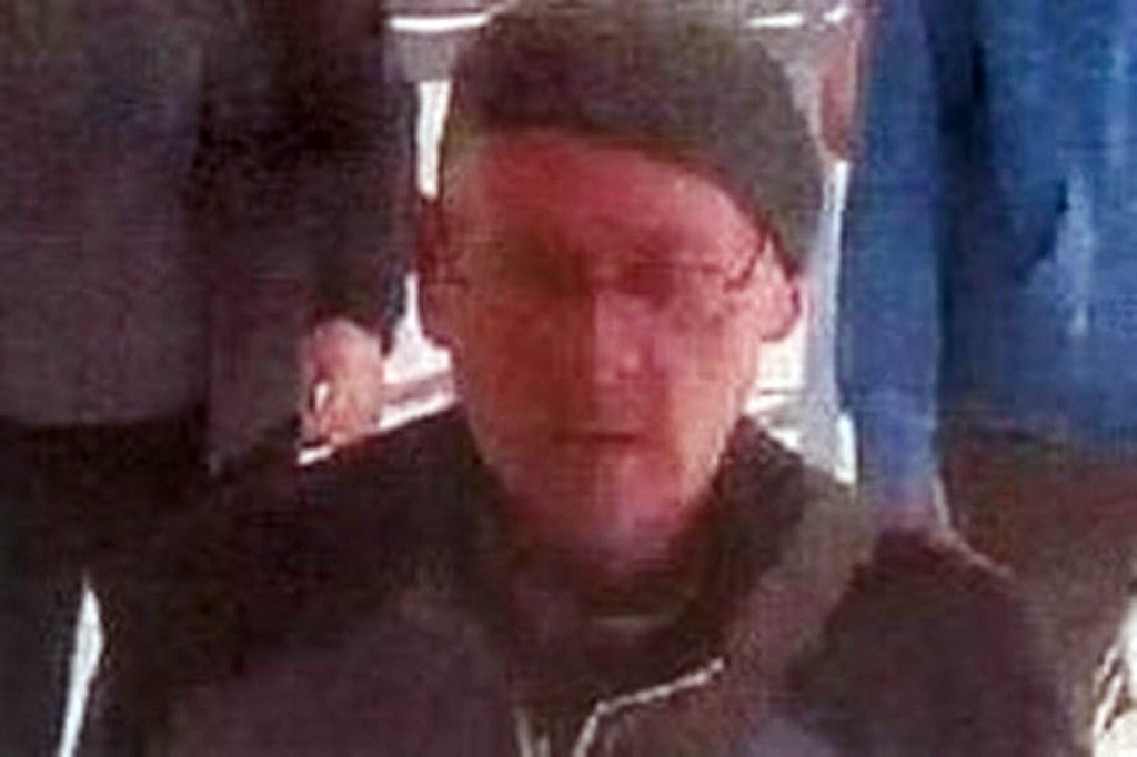 Mr Tomarenko was seen on CCTV Mr Tomarenko was seen on CCTV