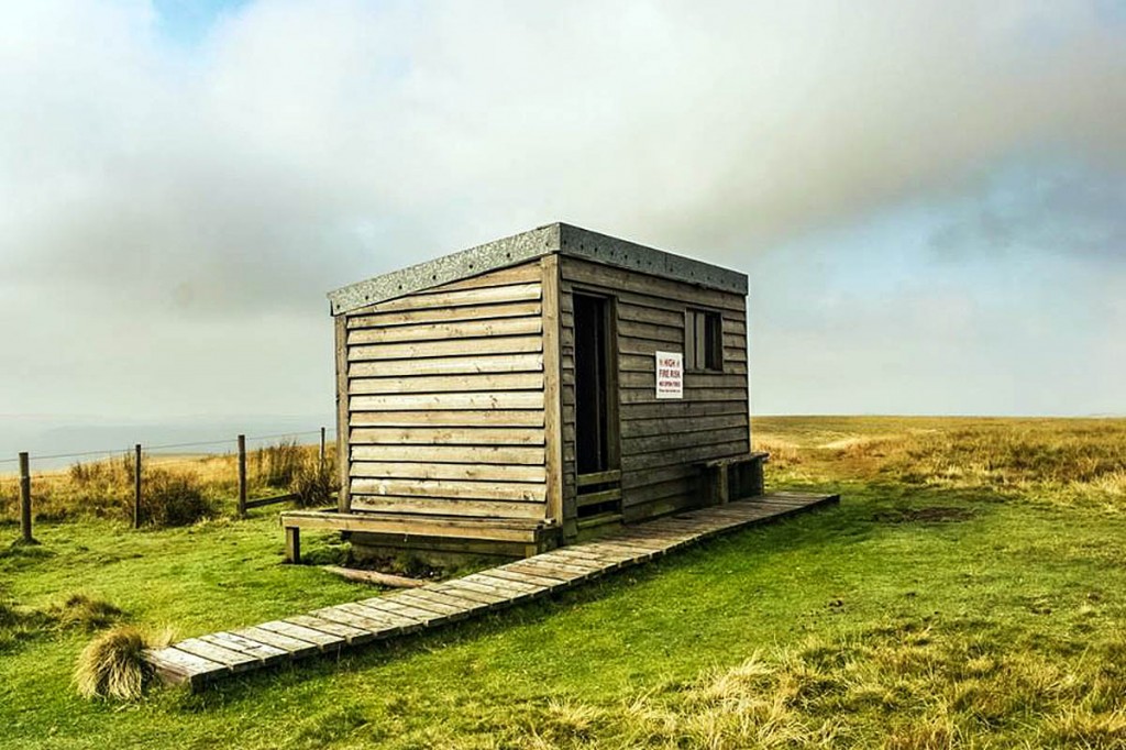 The woman spent the night in the Auchope mountain refuge hut. Photo: Northumberland NPMRT The woman spent the night in the Auchope mountain refuge hut. Photo: Northumberland NPMRT