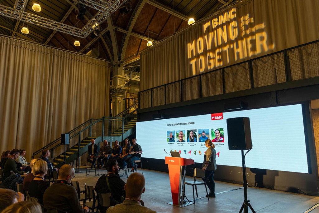 The announcement was made at the British Mountaineering Council's stategy launch at the Campfield Centre in Manchester. Photo: Bob Smith Photography