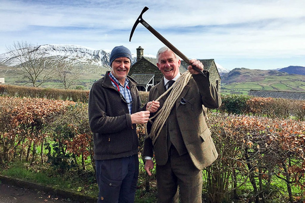 Mountaineer Alan Hinkes, left, also attended the event Mountaineer Alan Hinkes, left, also attended the event