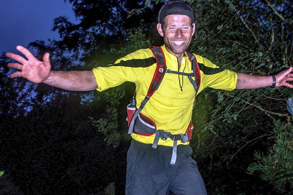 Duncan Buchanan in action during the St Cuthbert's Way ultra-race Duncan Buchanan in action during the St Cuthbert's Way ultra-race
