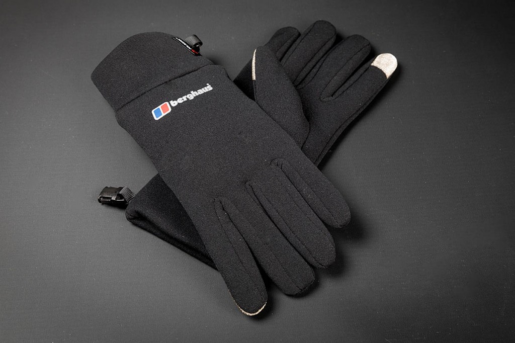 Berghaus Touch Screen Glove. Photo: Bob Smith/grough Berghaus Touch Screen Glove. Photo: Bob Smith/grough