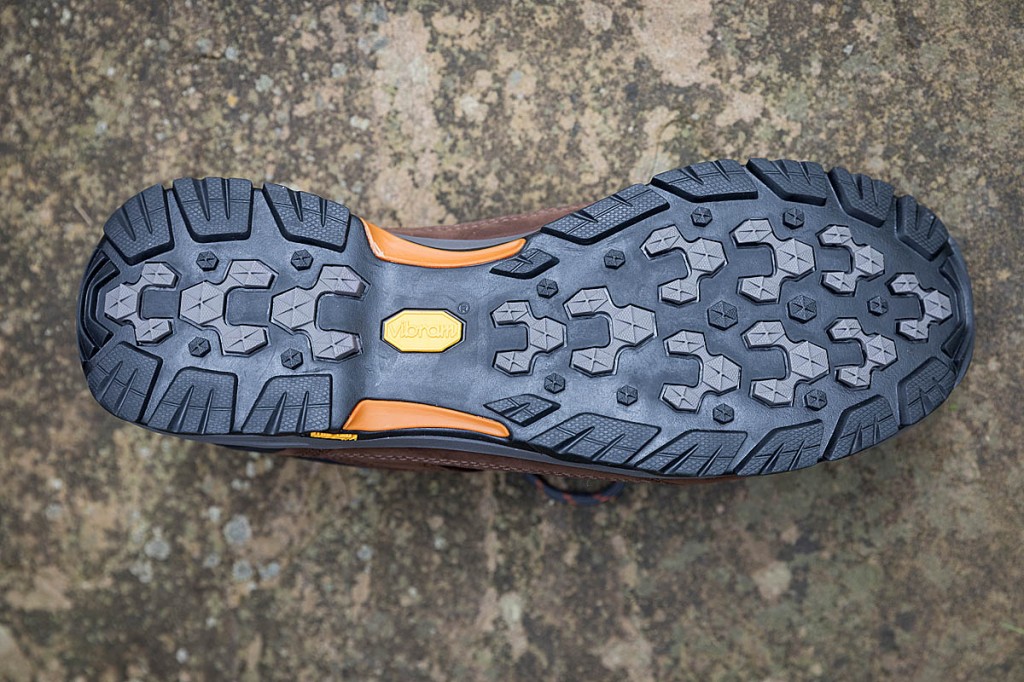The outsole has Opti-Stud patterning. Photo: Bob Smith/grough The outsole has Opti-Stud patterning. Photo: Bob Smith/grough