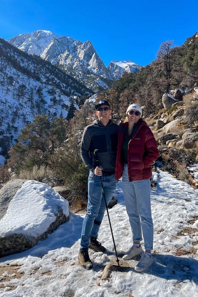 Ed and Lois Jackson with Mount Whitney in the distance Ed and Lois Jackson with Mount Whitney in the distance