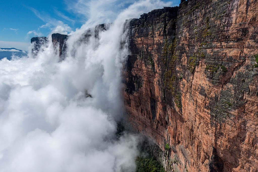 Roraima is often sheathed in cloud. Photo: Waldo Etherington