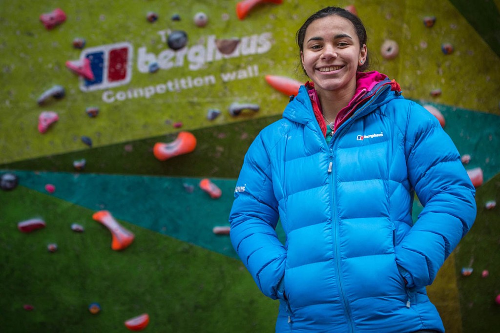 Berghaus athlete and GB climbing team member Molly Thompson-Smith Berghaus athlete and GB climbing team member Molly Thompson-Smith