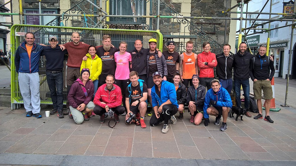 Runners at the Moot Hall in Keswick Runners at the Moot Hall in Keswick