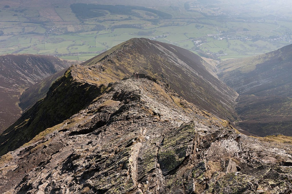 Hall's Fell Ridge, scene of two rescues in the past week. Photo: Bob Smith/grough