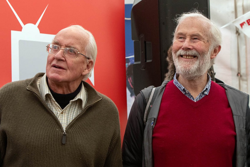 Sir Chris Bonington, right, with the late Doug Scott. Photo: Bob Smith Photography Sir Chris Bonington, right, with the late Doug Scott. Photo: Bob Smith Photography