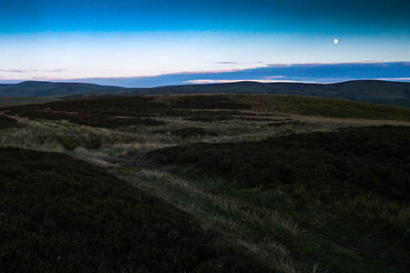 The Border Ridge at nightfall. Photo: BSARU