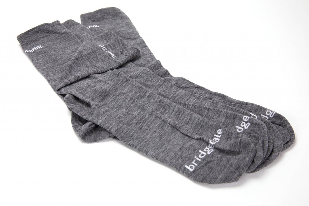 Bridgedale Thermal Liner Socks. Photo: Bob Smith/grough Bridgedale Thermal Liner Socks. Photo: Bob Smith/grough