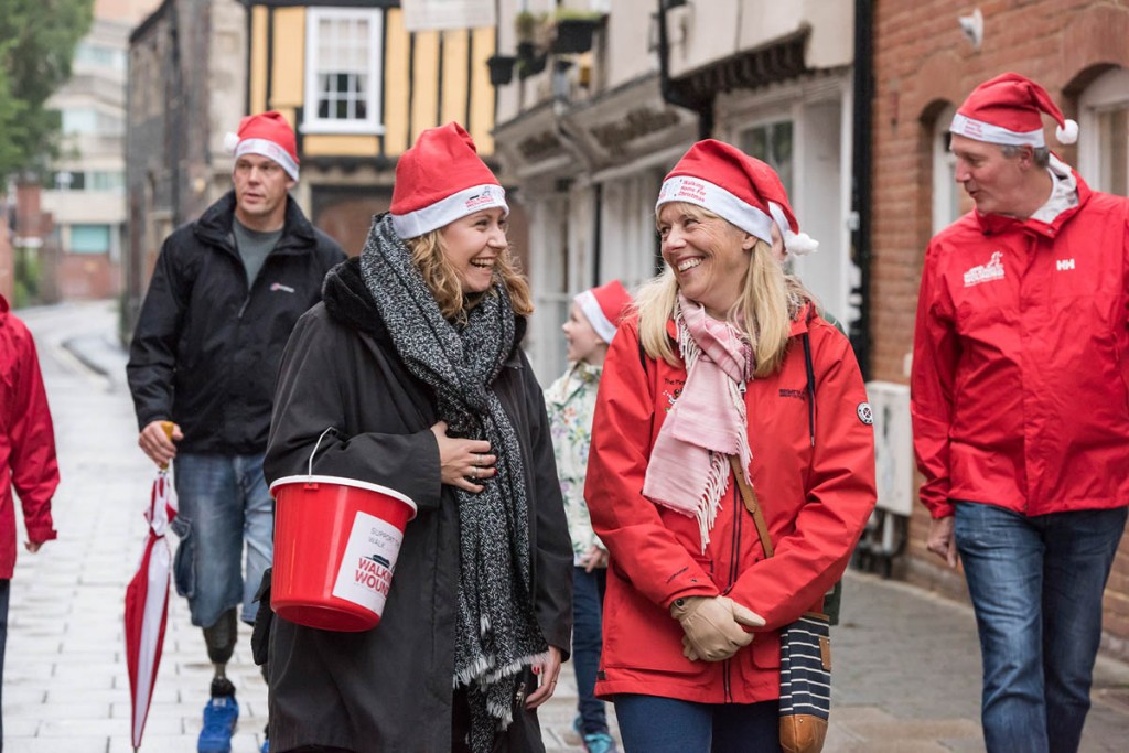 Bridgedale is encouraging people to help the charity by Walking Home for Christmas