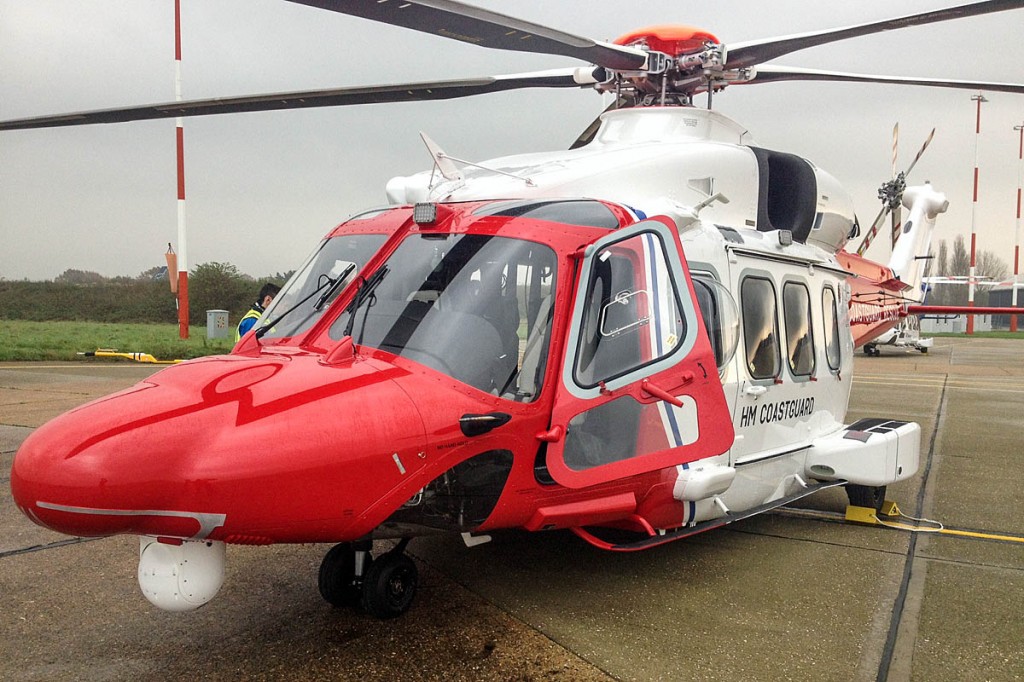 One of the new AgustaWestland AW189 rescue helicopters. Photo: Bristow