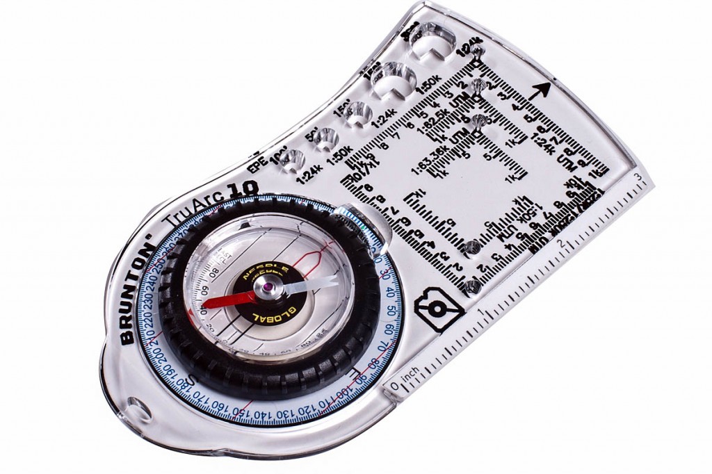 The Brunton TruArc 10 compass The Brunton TruArc 10 compass