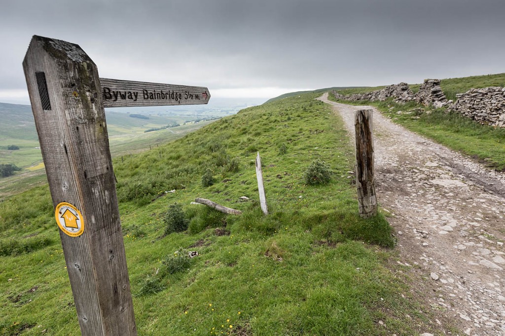 Authorities have a duty to erect signposts such as this one on Cam High Road in the Yorkshire Dales. Photo: Bob Smith/grough