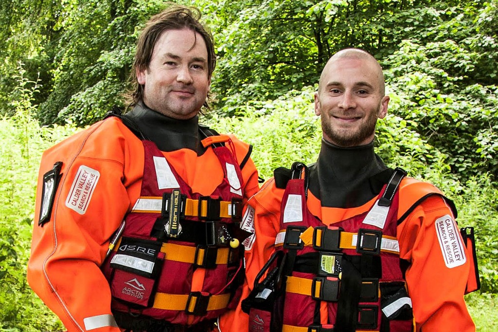 Calder Valley SRT's Matterhorn mountaineers Jacques Crowther, left, and Rich Quinn Calder Valley SRT's Matterhorn mountaineers Jacques Crowther, left, and Rich Quinn