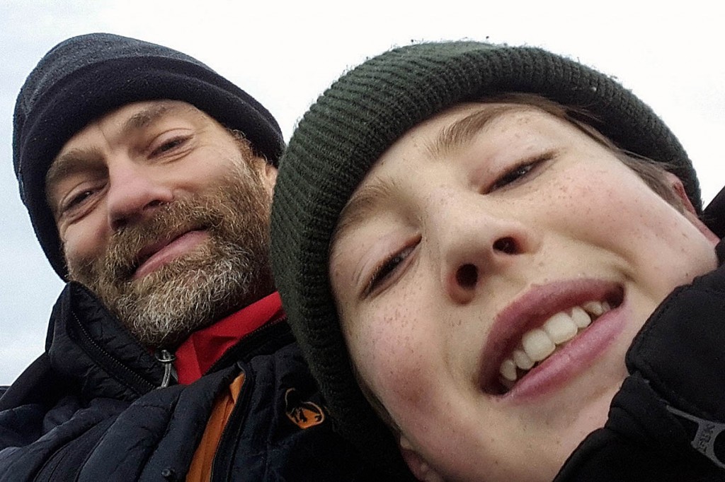 Roly and his son James Roly and his son James