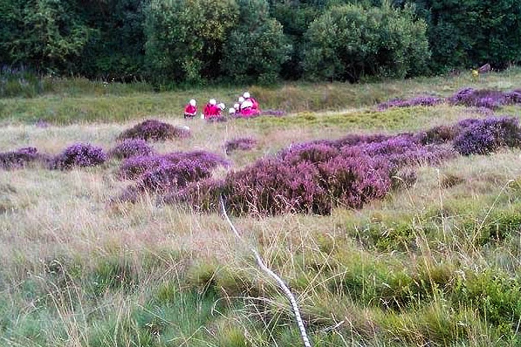 Calder Valley team members at the scene. Photo: Calder Valley SRT