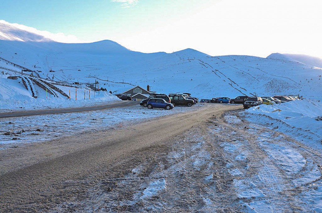 The Coire Cas car park at Cairngorm Mountain. Photo: Steven Brown CC-BY-SA-2.0 The Coire Cas car park at Cairngorm Mountain. Photo: Steven Brown CC-BY-SA-2.0